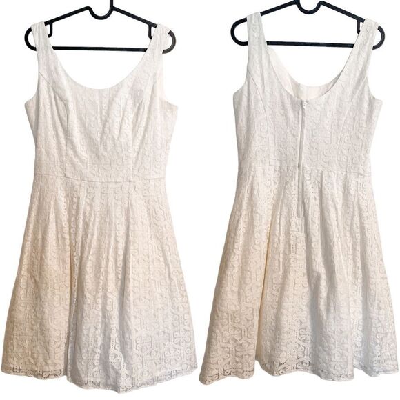 Lilly Pulitzer Posey Dress Daisy Lane Lace White - Picture 5 of 9